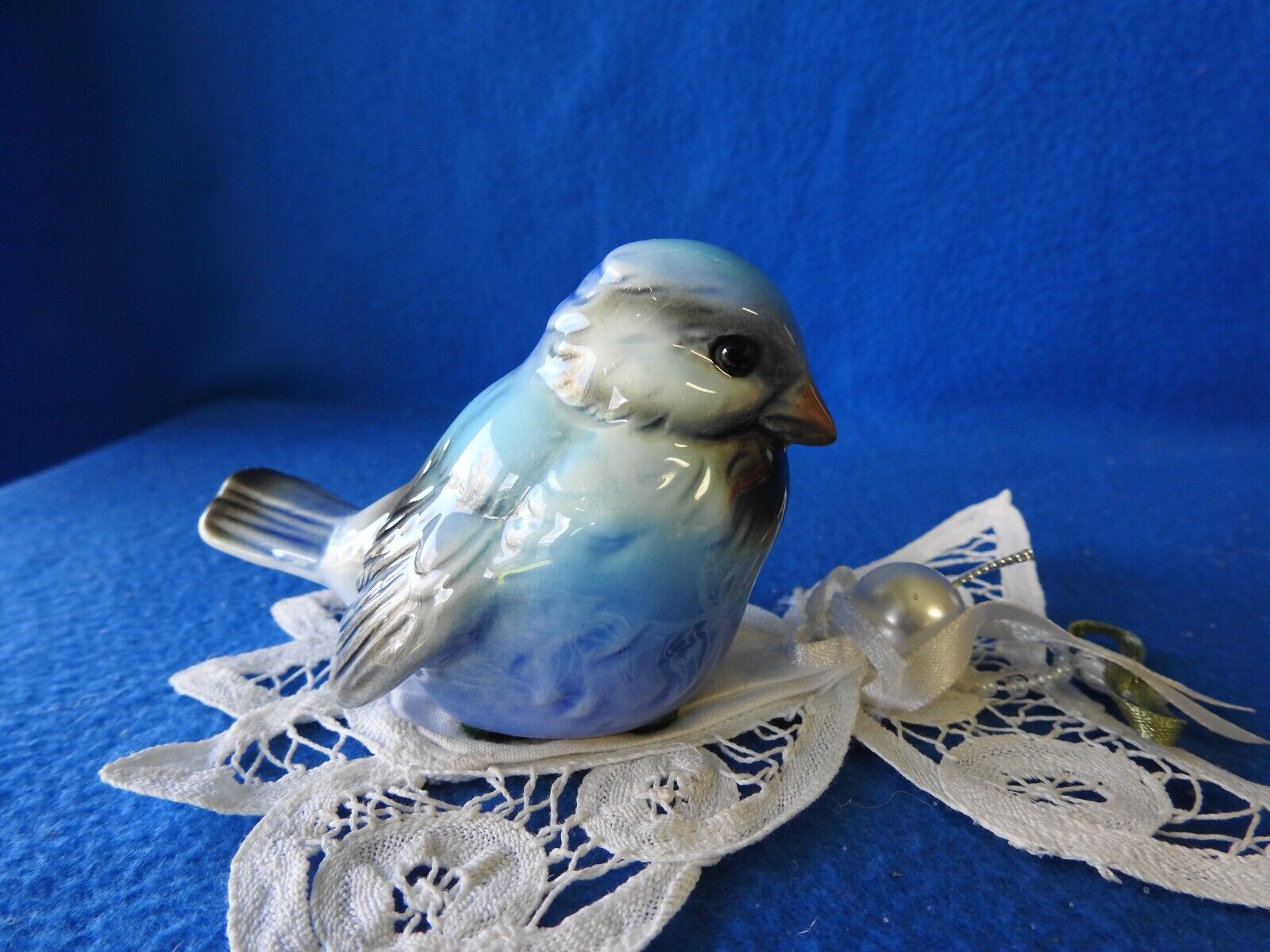 Vintage Goebel Blue Bird Figurine CV74  West Germany