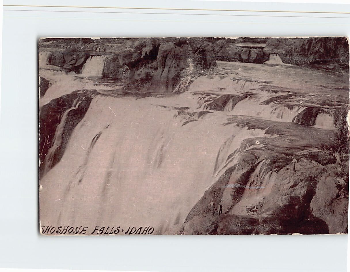 Postcard Shoshone Falls Idaho USA