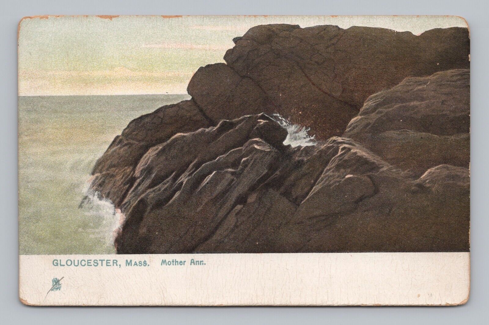 Postcard UDB Mother Ann Gloucester Massachusetts Tucks Post Card Raphotype c1910