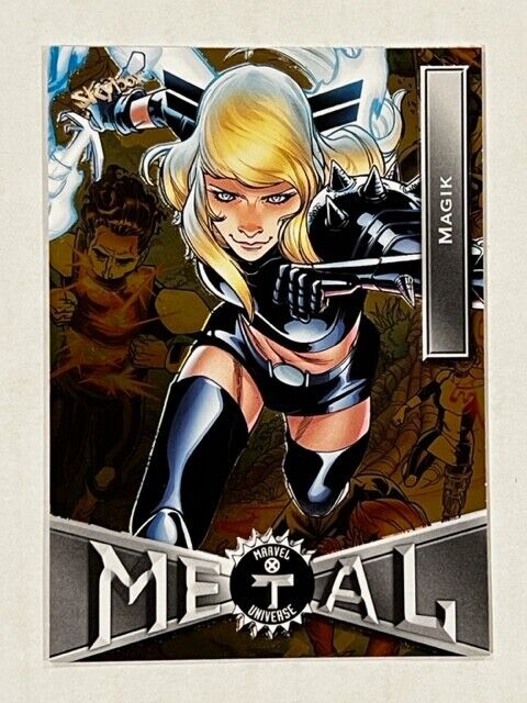 2020 2021 Marvel X-MEN Metal Universe GOLD #045 #45 MAGIK NM/M Odds 1:4😍*