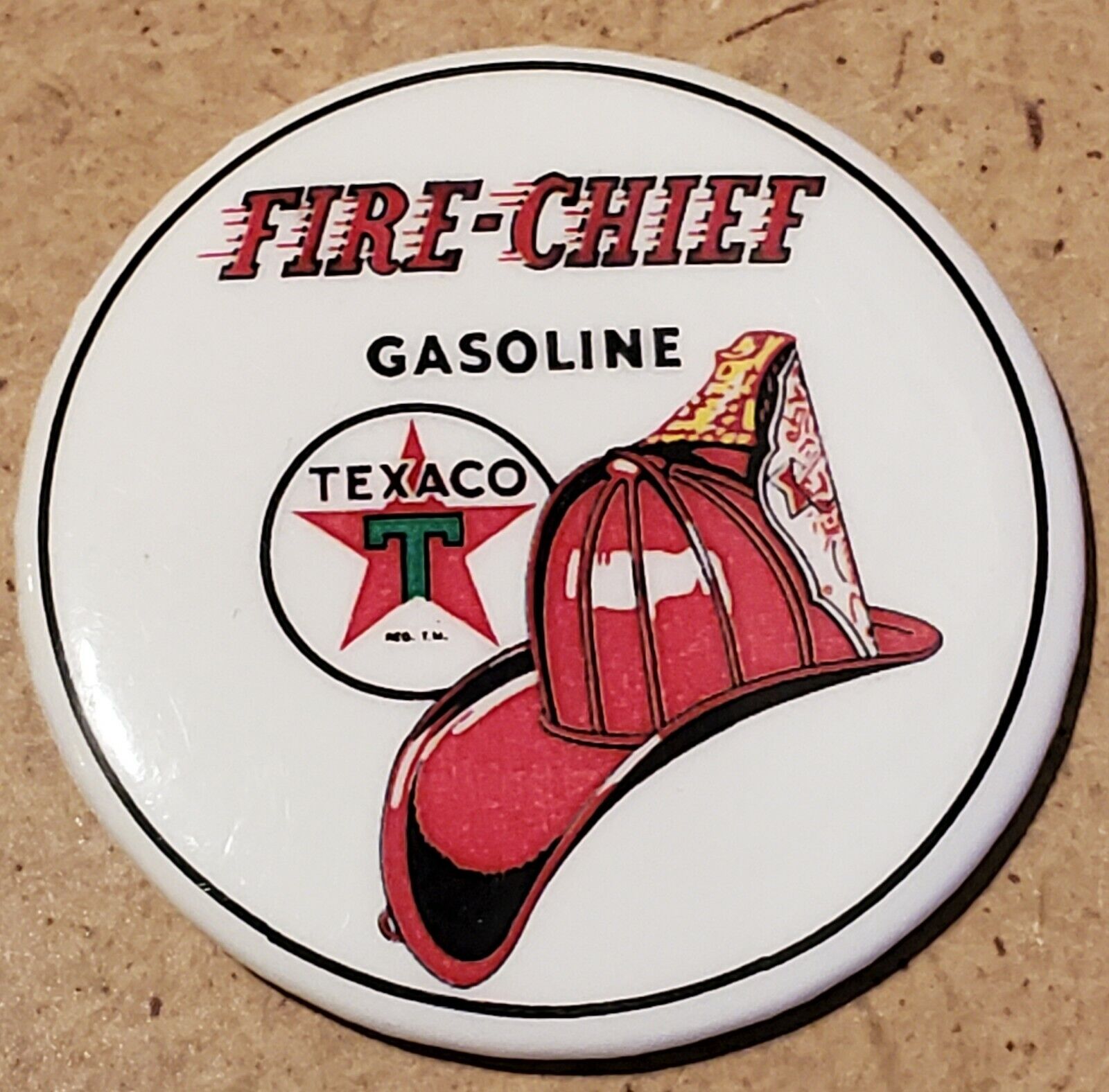 VTG ORIG 1940\'s Texaco Fire Chief Gasoline 2\