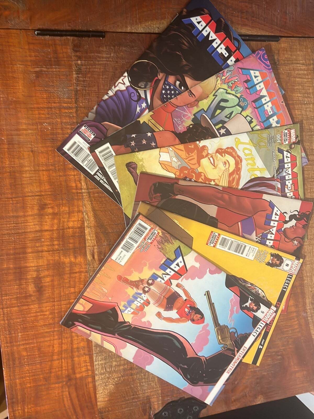 Marvel American” series comics. 1,2,4,7,8,9.  Rare comics. Ethnic women covers
