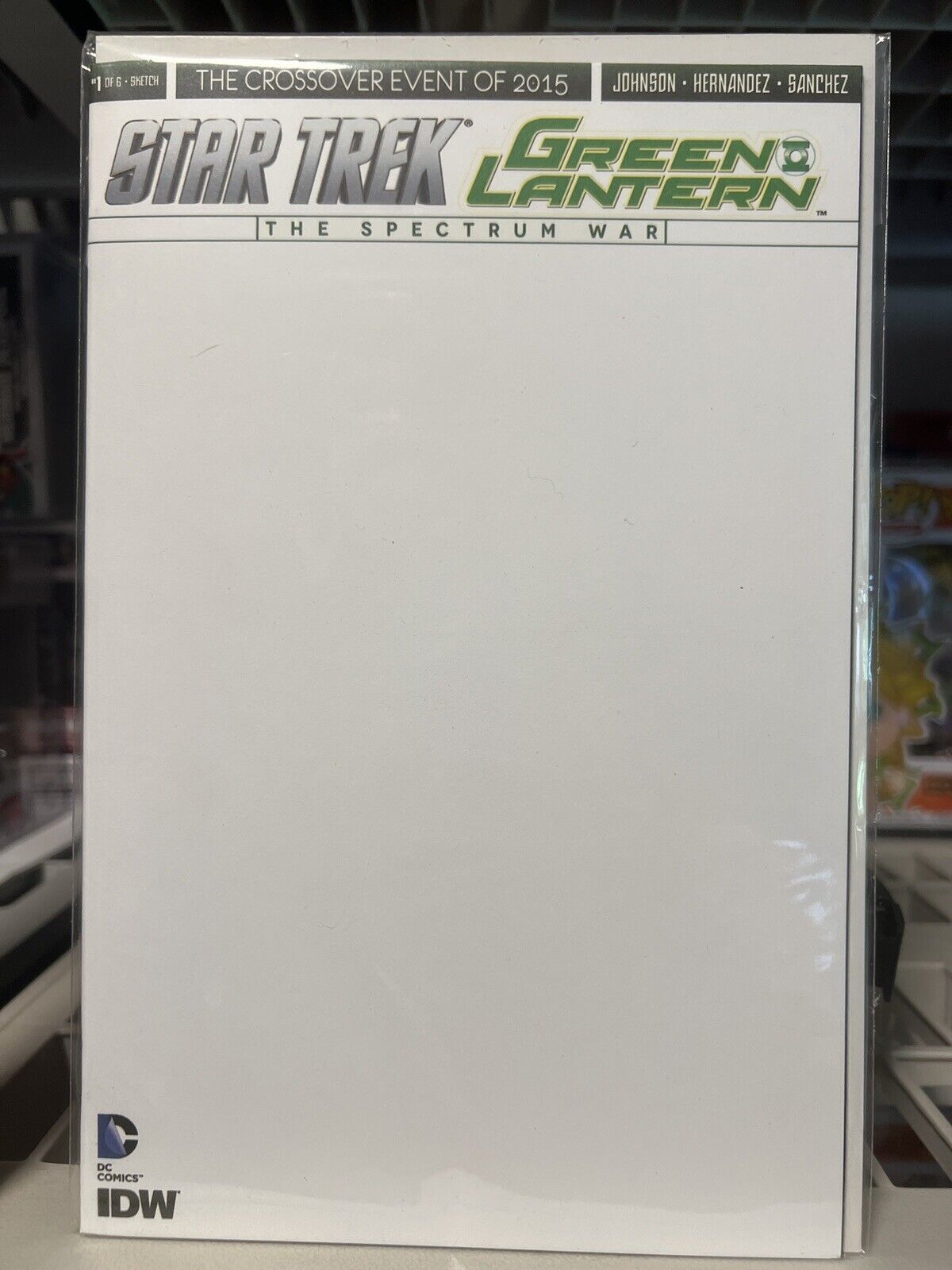 Star Trek/Green Lantern #1A (4th) VF; IDW | Blank Variant - we combine shipping