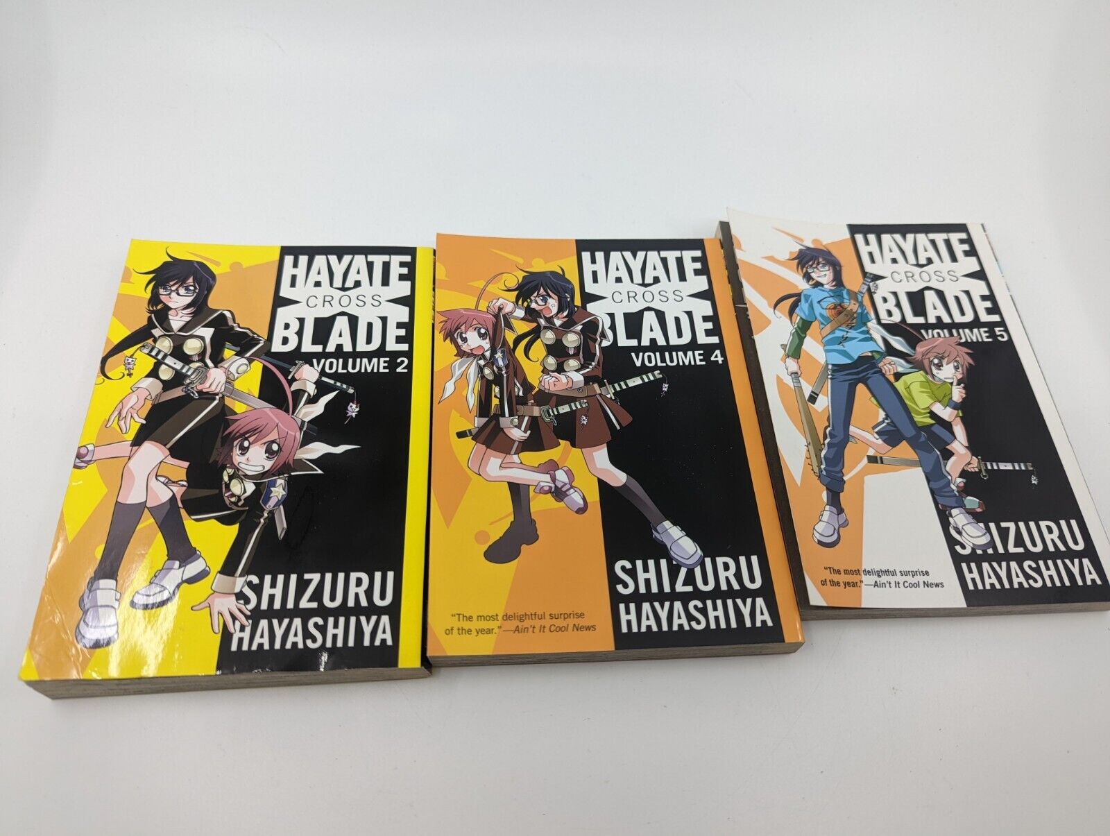 Hayate Cross Blade 2 4 5 Manga Action English Seven Seas