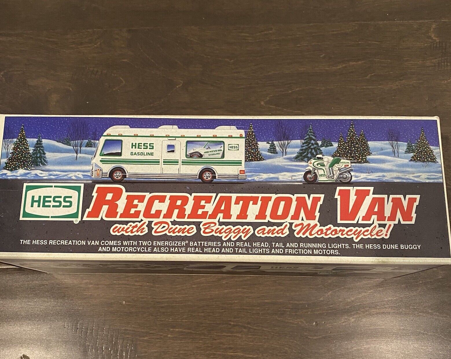 Hess 1998 Vintage Recreational RV With Dune Buggy NEW IN BOX