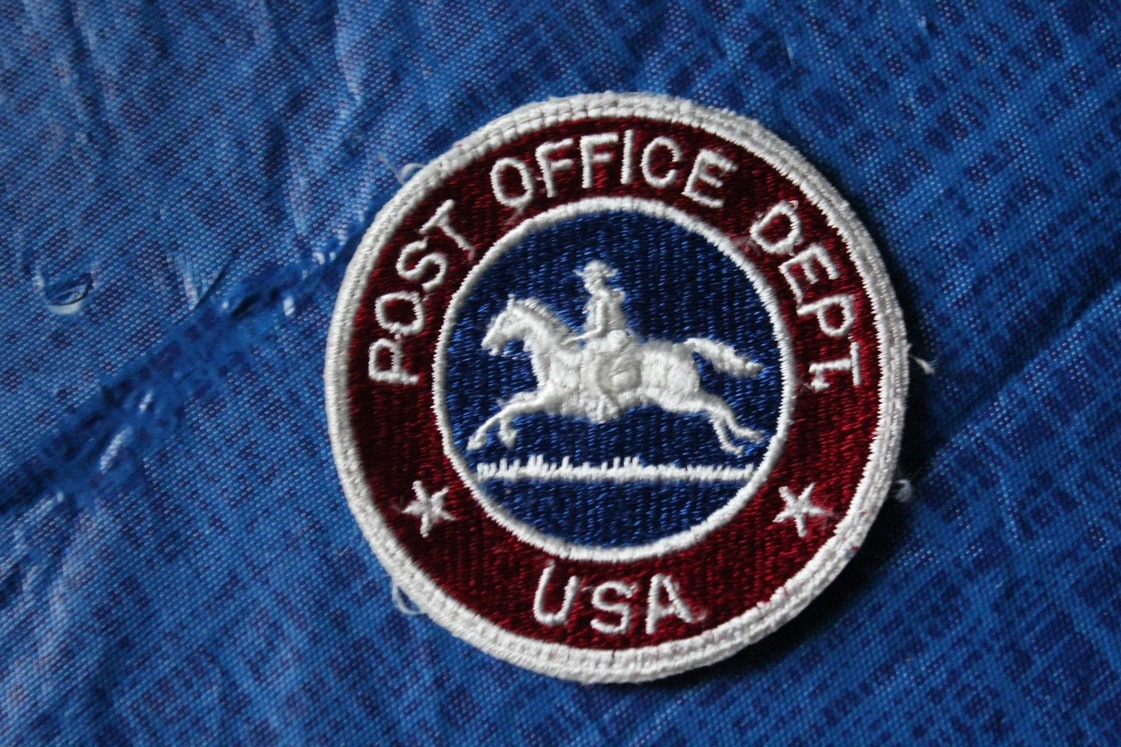 U.S.P.S. Post Office Dept. Ponyride Patch-Round