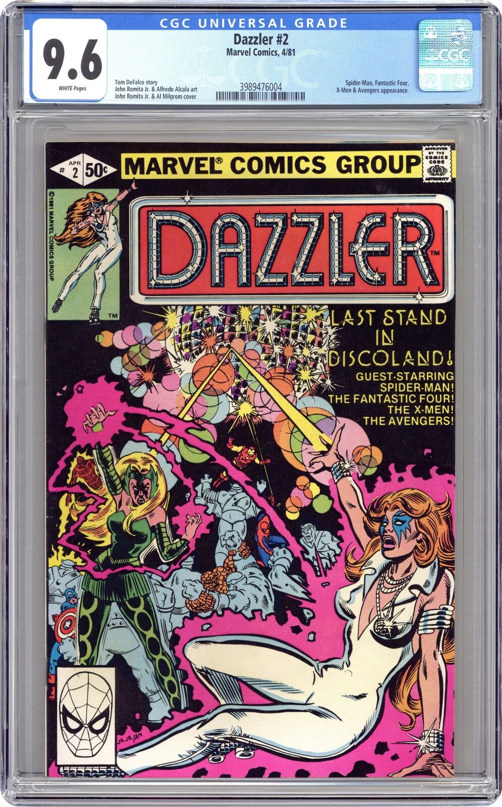 Dazzler #2D CGC 9.6 1981 3989476004