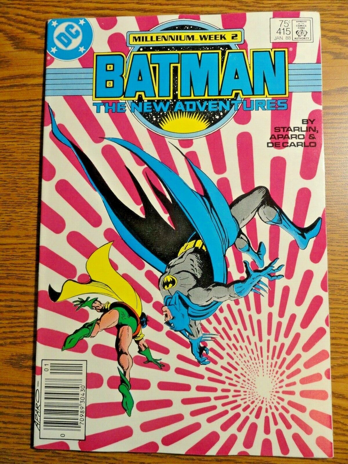 Batman #415 Starlin Newsstand Key VF 1st New Riddler Joker Two Face Robin DC