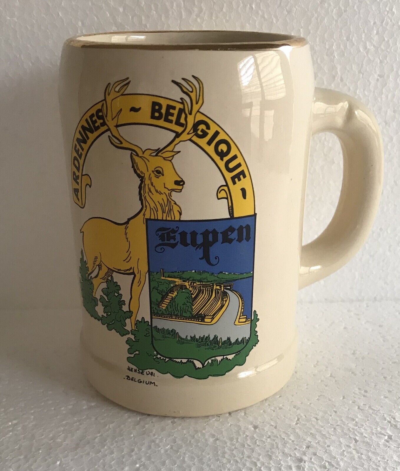 Vintage Belgium Ardennes-Belgique Mug