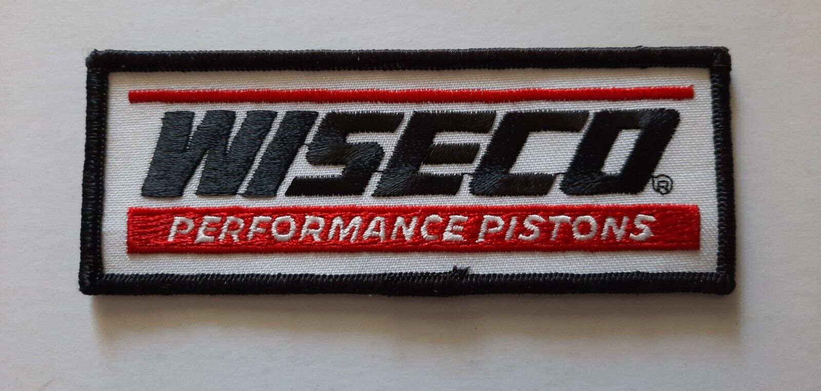 Vintage Wiseco Pistons Cloth Patch Badge Motorcycle Auto Racing Original