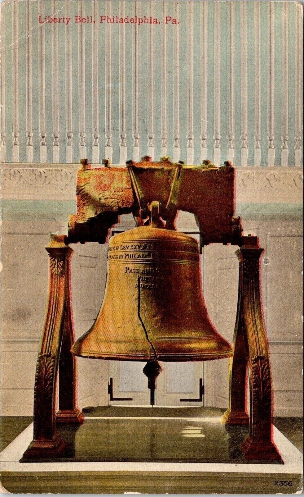 Liberty Bell Independence Hall Philadelphia Pennsylvania Historic DB Postcard