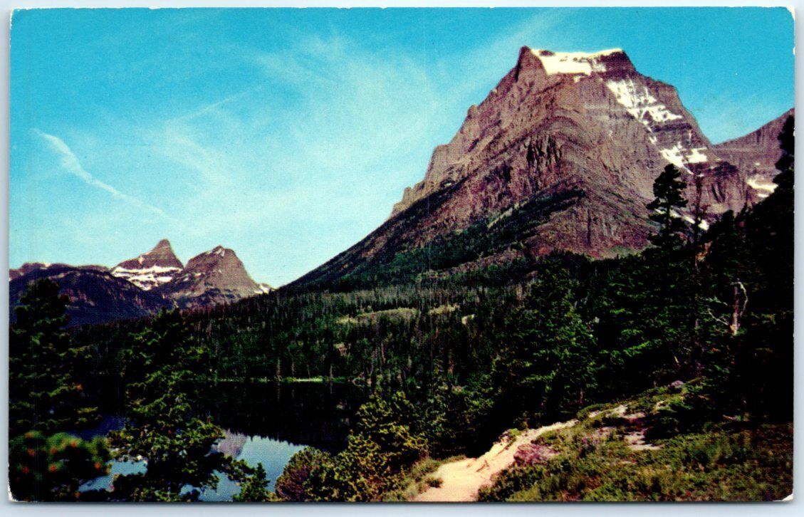 Postcard - Going-To-The-Sun Mountain, Glacier National Park - Montana