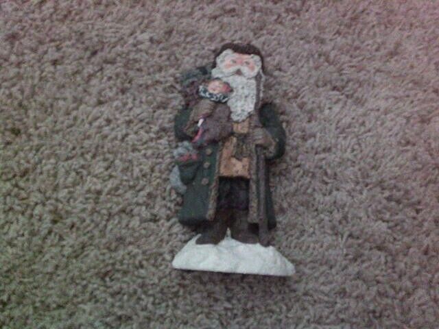 June McKenna 1997 Personal Appearance Piece Coming to Town Santa figurine Signed