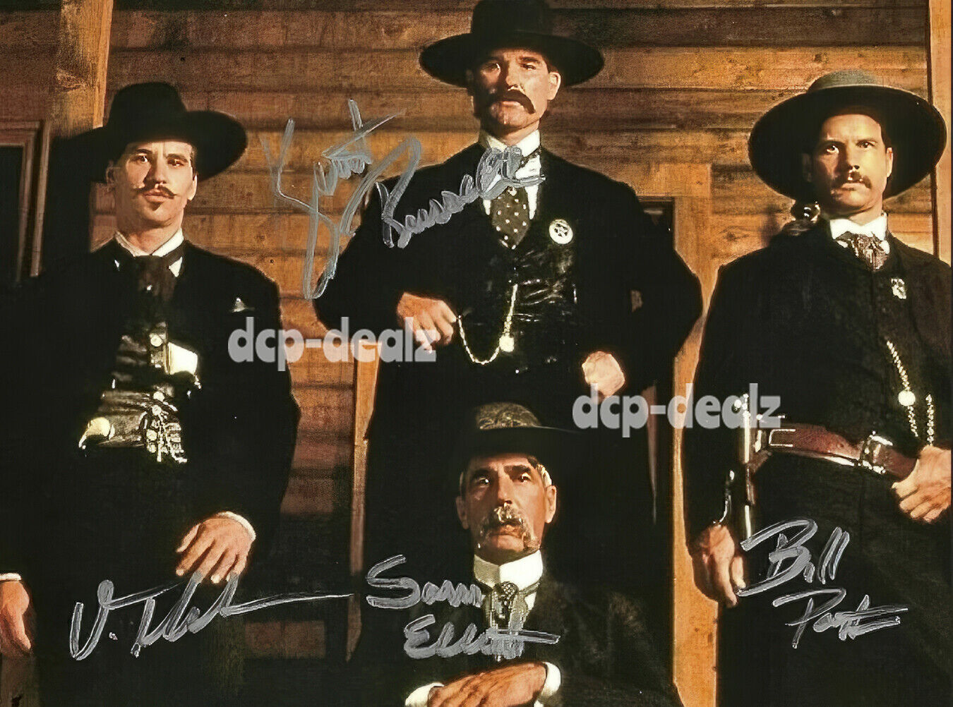 TOMBSTONE cast Signed Photo Reprint, Magnet, Decal or Metal Sign C112