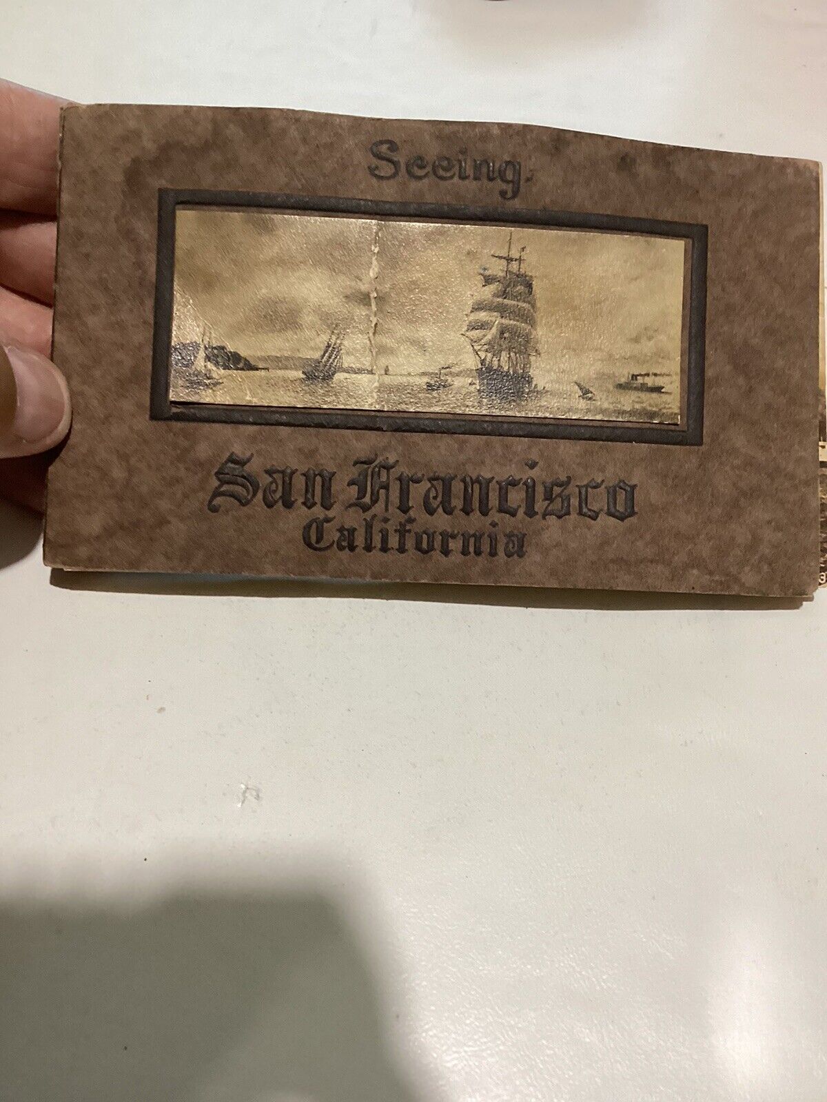 Vintage Seeing San Francisco California Post Card Book