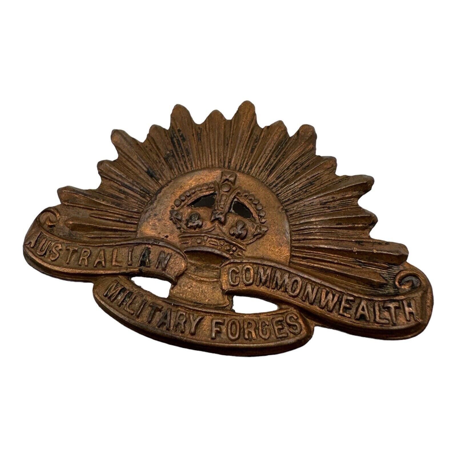 Vintage WWI/WW2  Australian Army Commonwealth Forces Pin 1.5” W