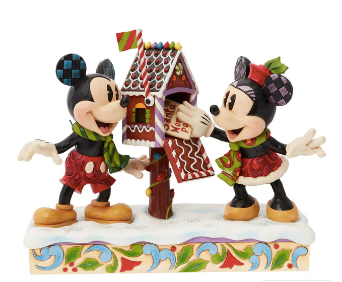 Jim Shore Disney Mickey and Minnie Letters #6015001 NIB