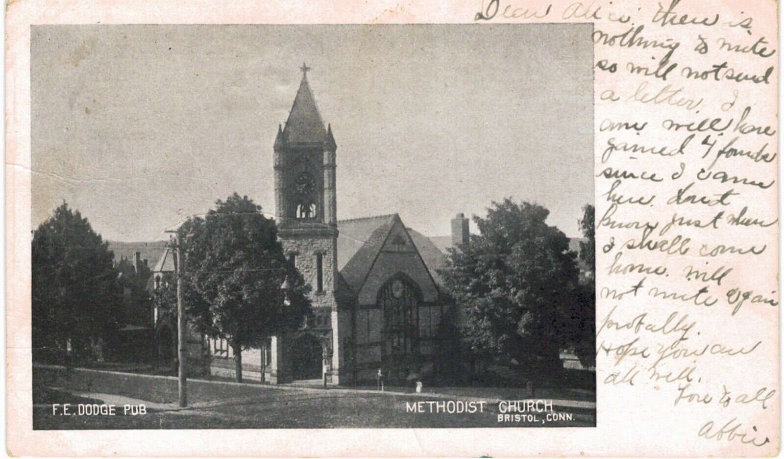 Bristol CT Methodist Church 1905