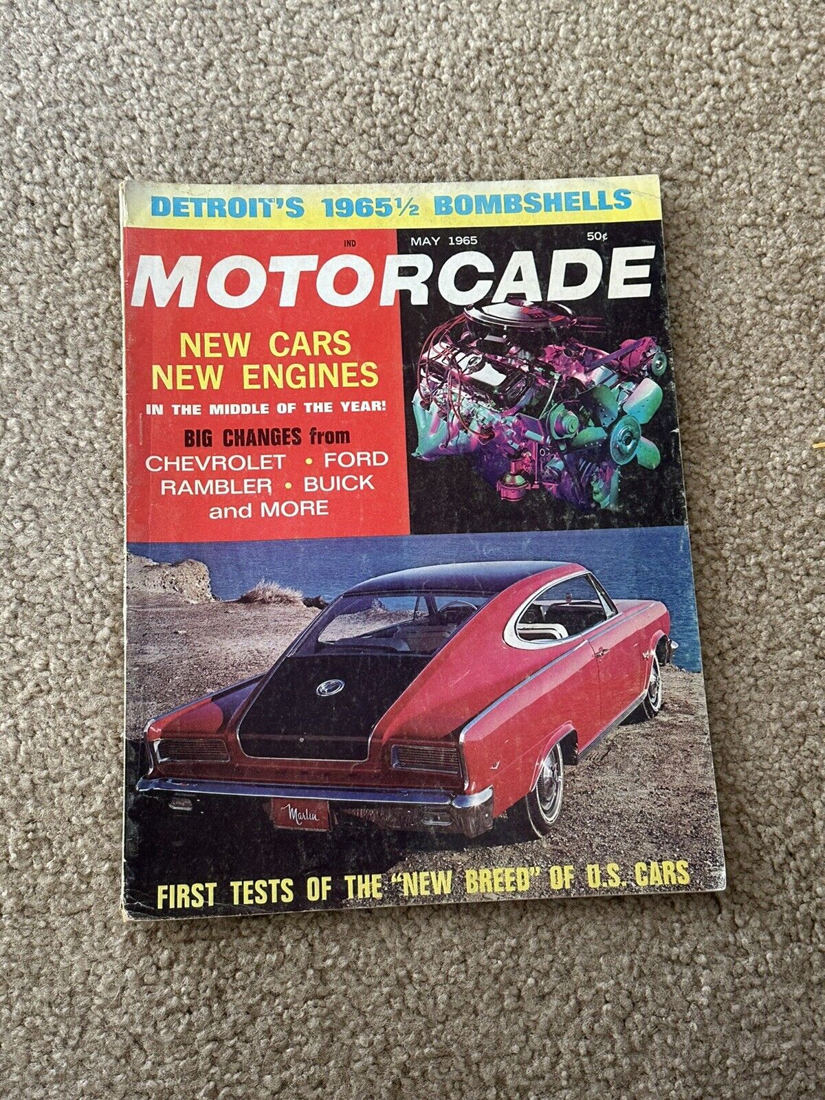 Motorcade May 1965 Car Magazine New Cars New Engines