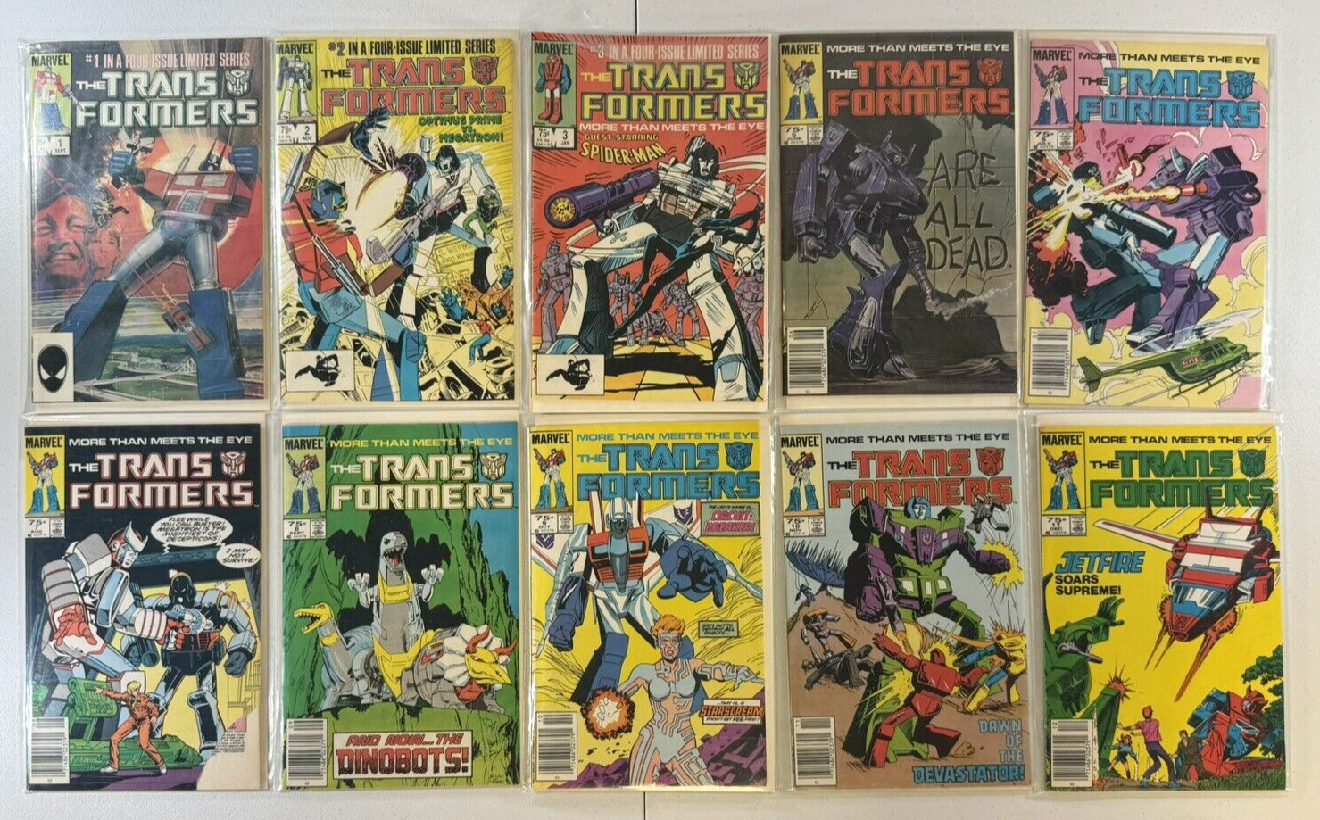 Transformers #1-31 Full Run Marvel 1984 Lot of 30