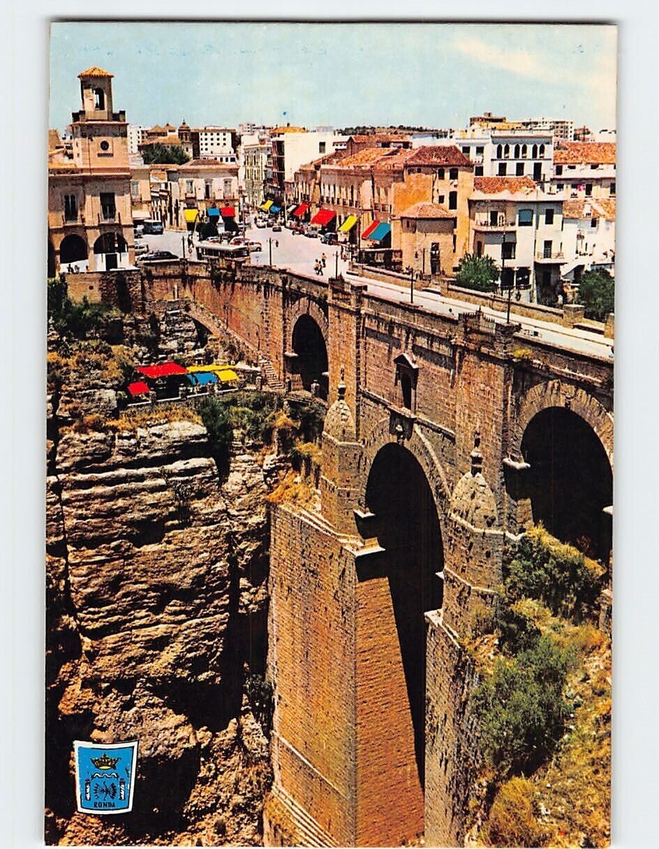 Postcard New Bridge, Ronda, Spain