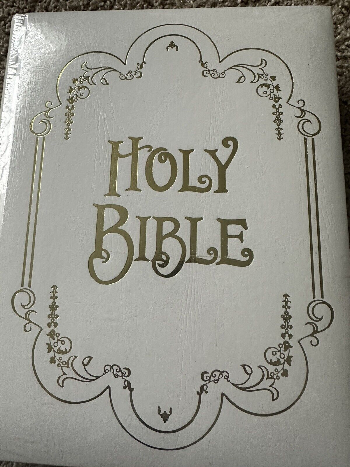 Holy Bible Catholic Family Record Edition White Sealed Hardcover NEW