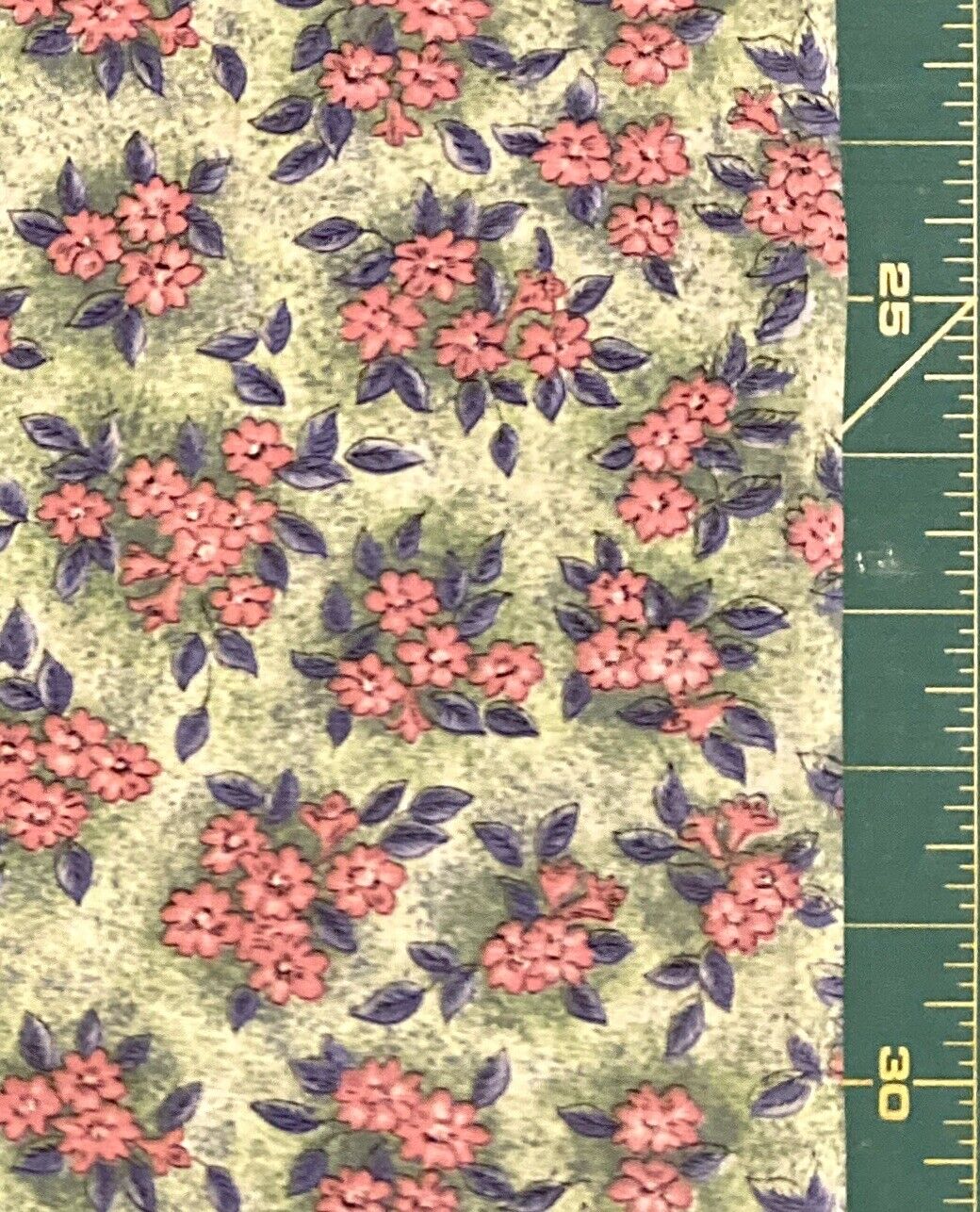 Sweet Retro Vintage Cotton Remnant 13x15.5”. 1940-50s. Great For Doll Clothes