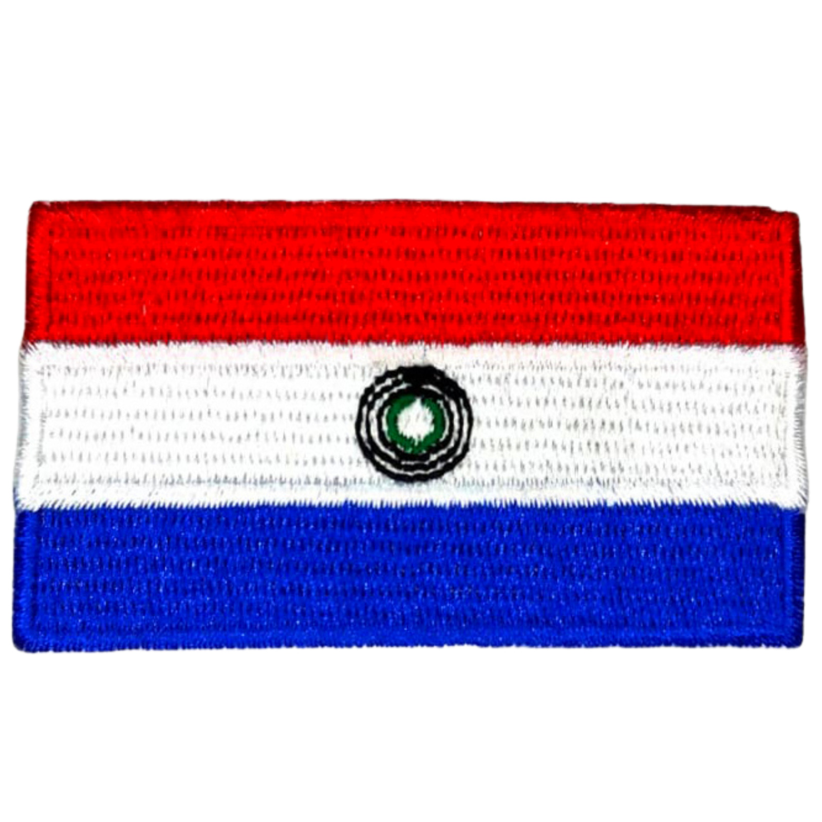 Paraguay National Country Flag Jean Jacket cloth Iron Sew on Embroidered Patch