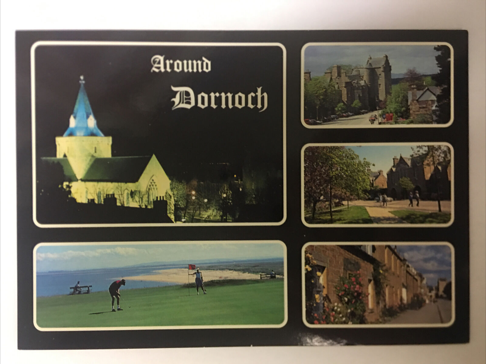 Around Dornoch Scotland Vintage Postcard