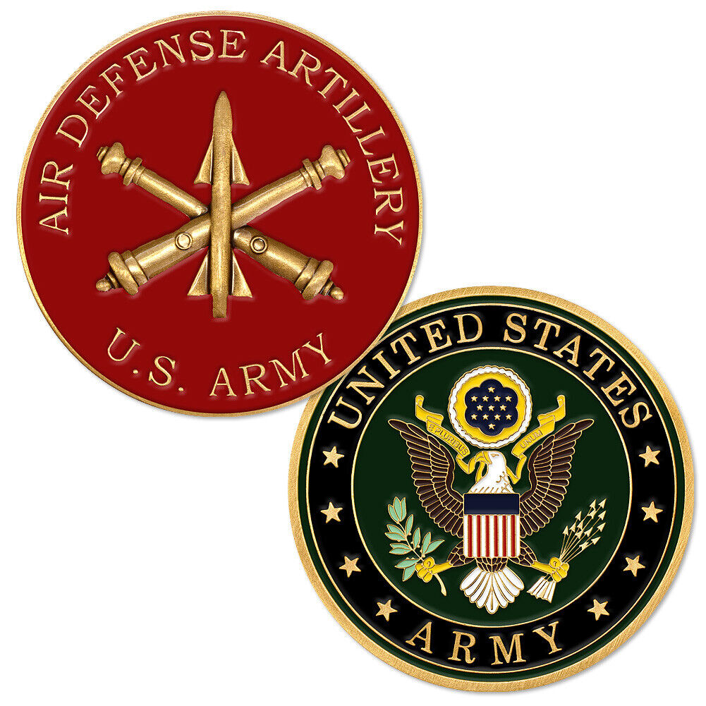 NEW U.S. Army Air Defense Artillery Challenge Coin.