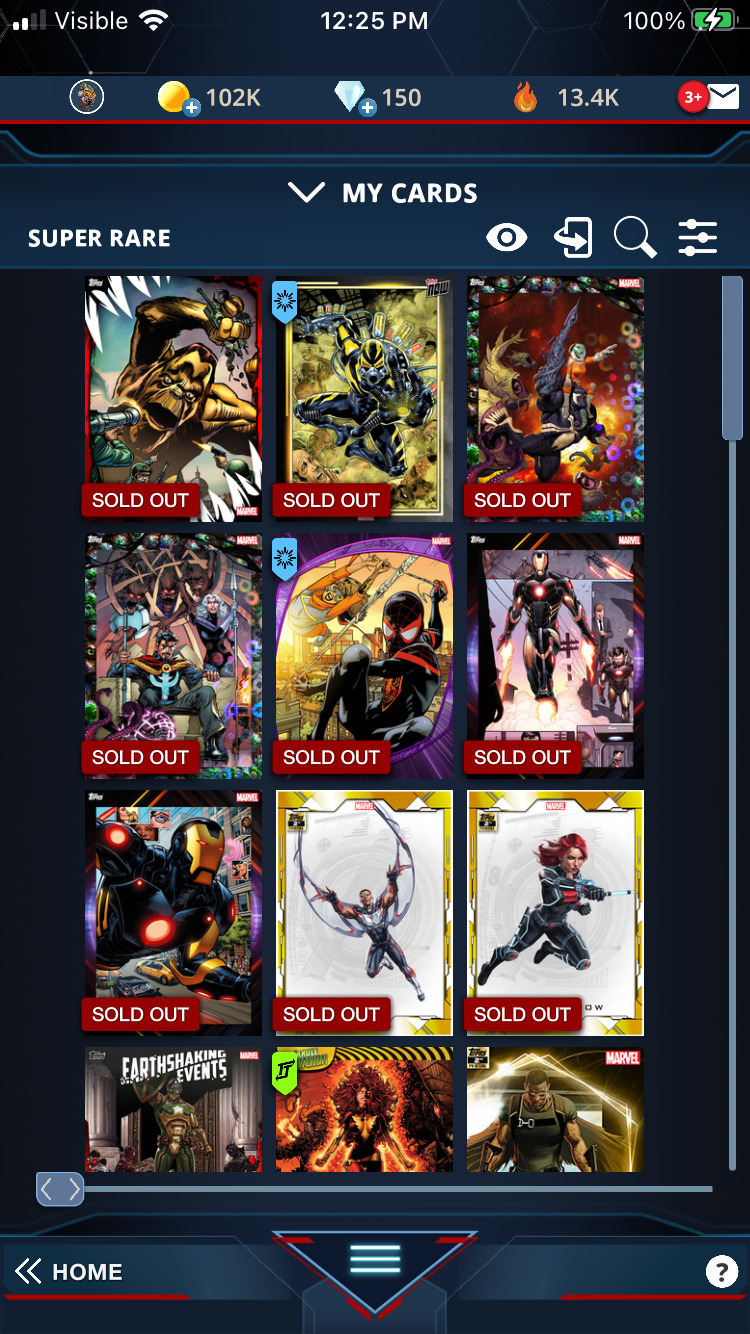 Topps Marvel Collect Digital Cards Pick Any 5 for $9.99 \