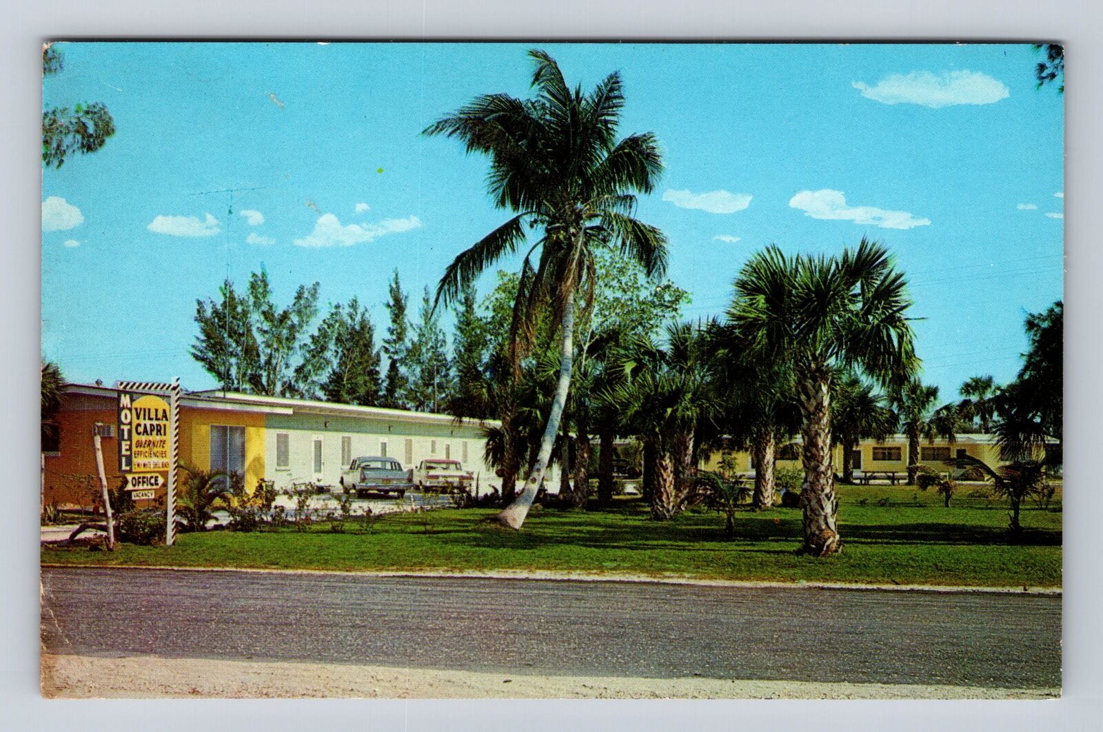 Sanibel Island FL-Florida, Villa Capri, Advertising, Vintage c1964 Postcard