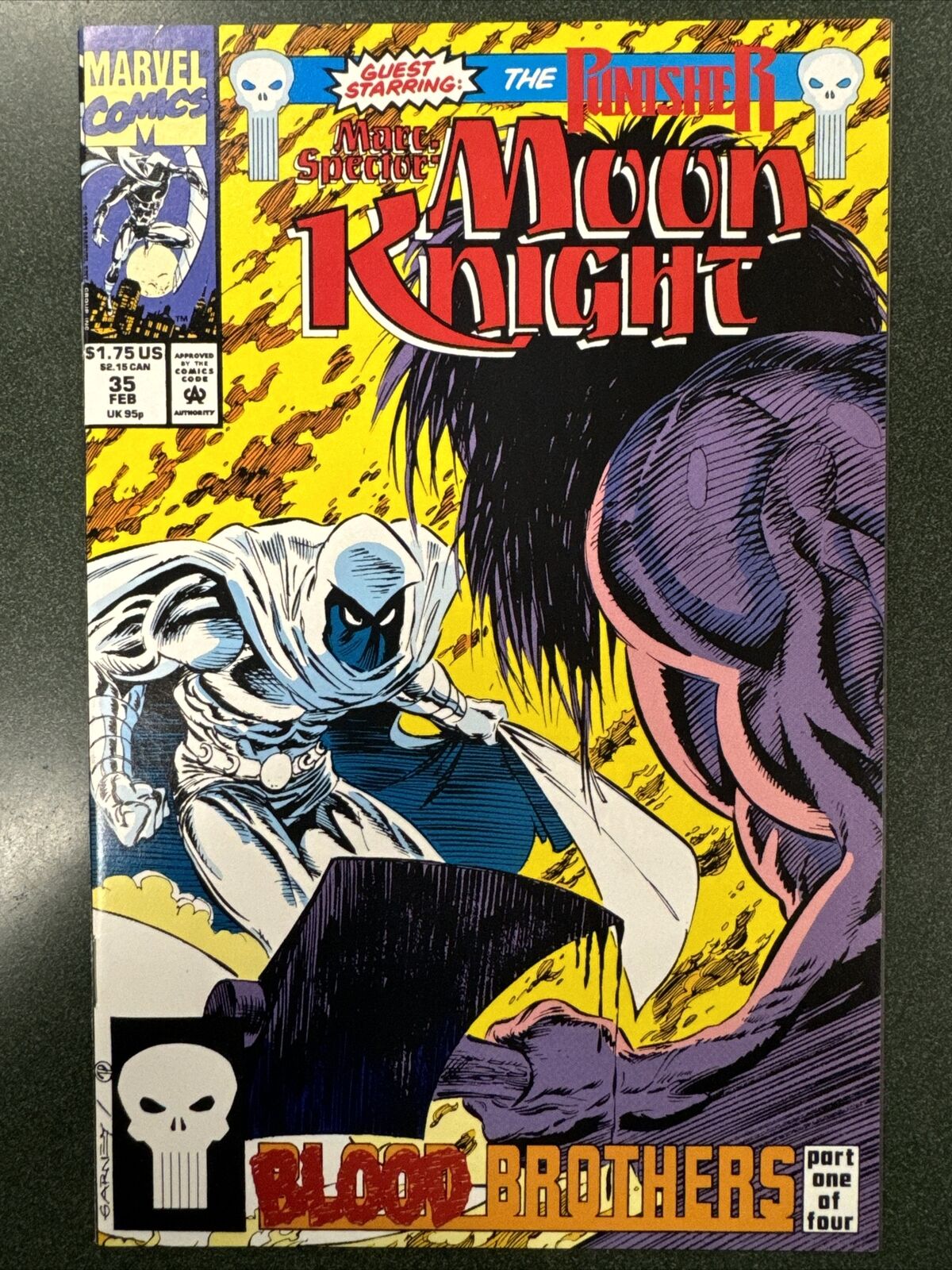 Marc Spector: Moon Knight #35 (Marvel, 1991) 1st Randall Spector Ron Garney NM