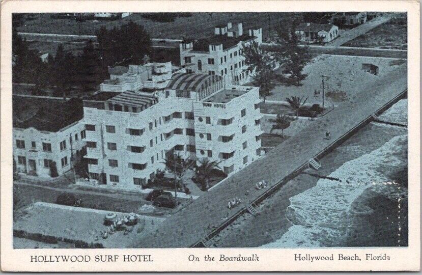 1944 Hollywood Beach Florida Postcard \