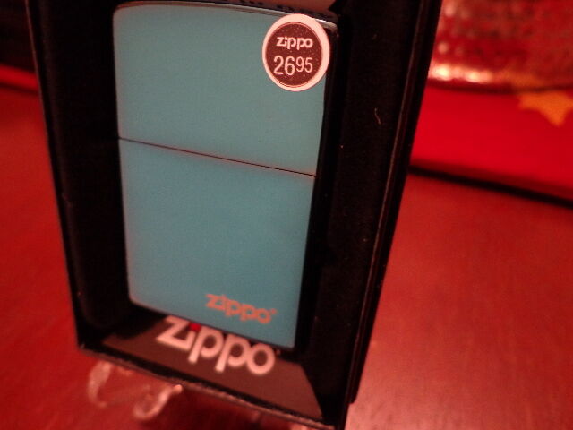 SAPPHIRE #20446ZL WITH ZIPPO LOGO ZIPPO LIGHTER MINT IN BOX
