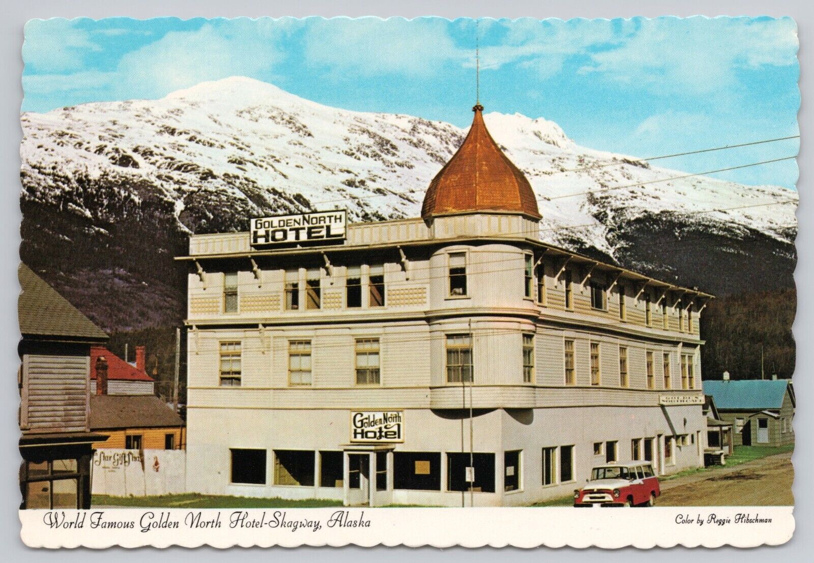 Skagway Alaska, Golden North Hotel, Vintage Postcard