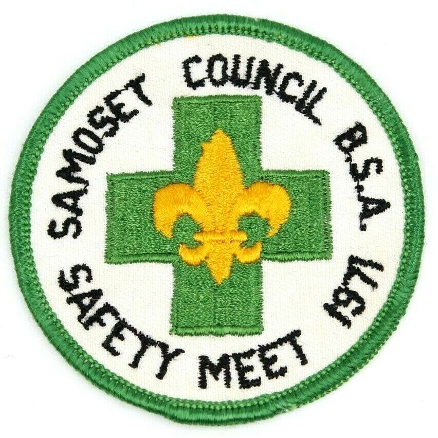 Vintage 1971 Samoset Council Safety Meet Boy Scouts BSA WI