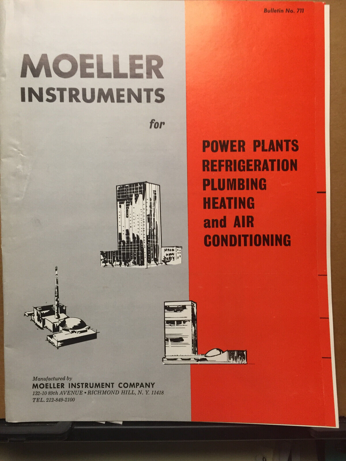 Vtg Moeller Instrument Co Catalog Thermometers Psychrometers 1966 HVAC Brochure