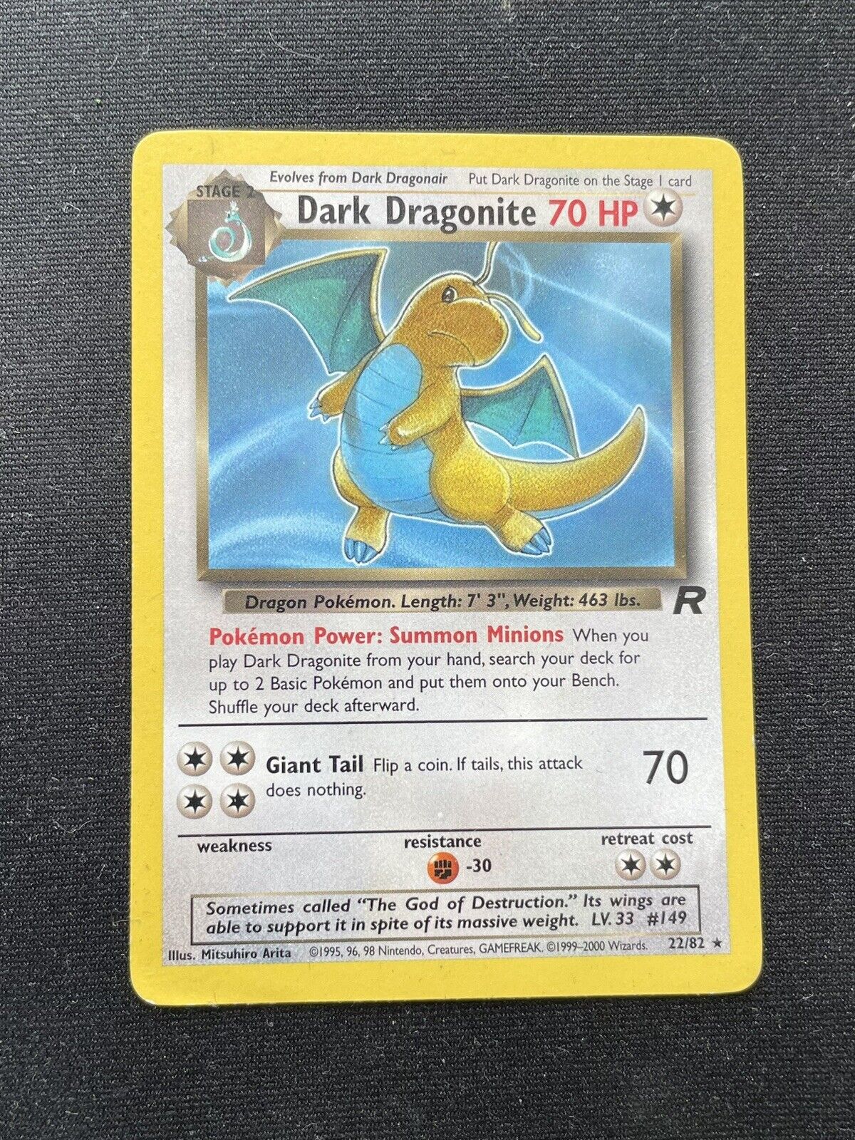 Pokémon TCG - Dark Dragonite 22/82