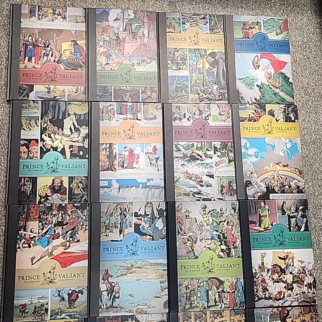 Prince Valiant Comic Hardcovers Volumes 1-18 Collection by Hal Foster Vol 8 GC