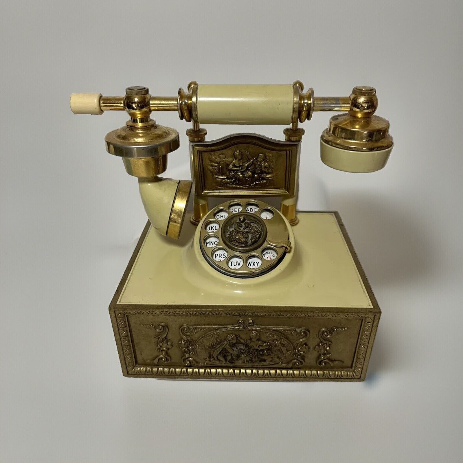 Vintage Western Electric French Victorian Art Deco Style Rotary Dial Telephone