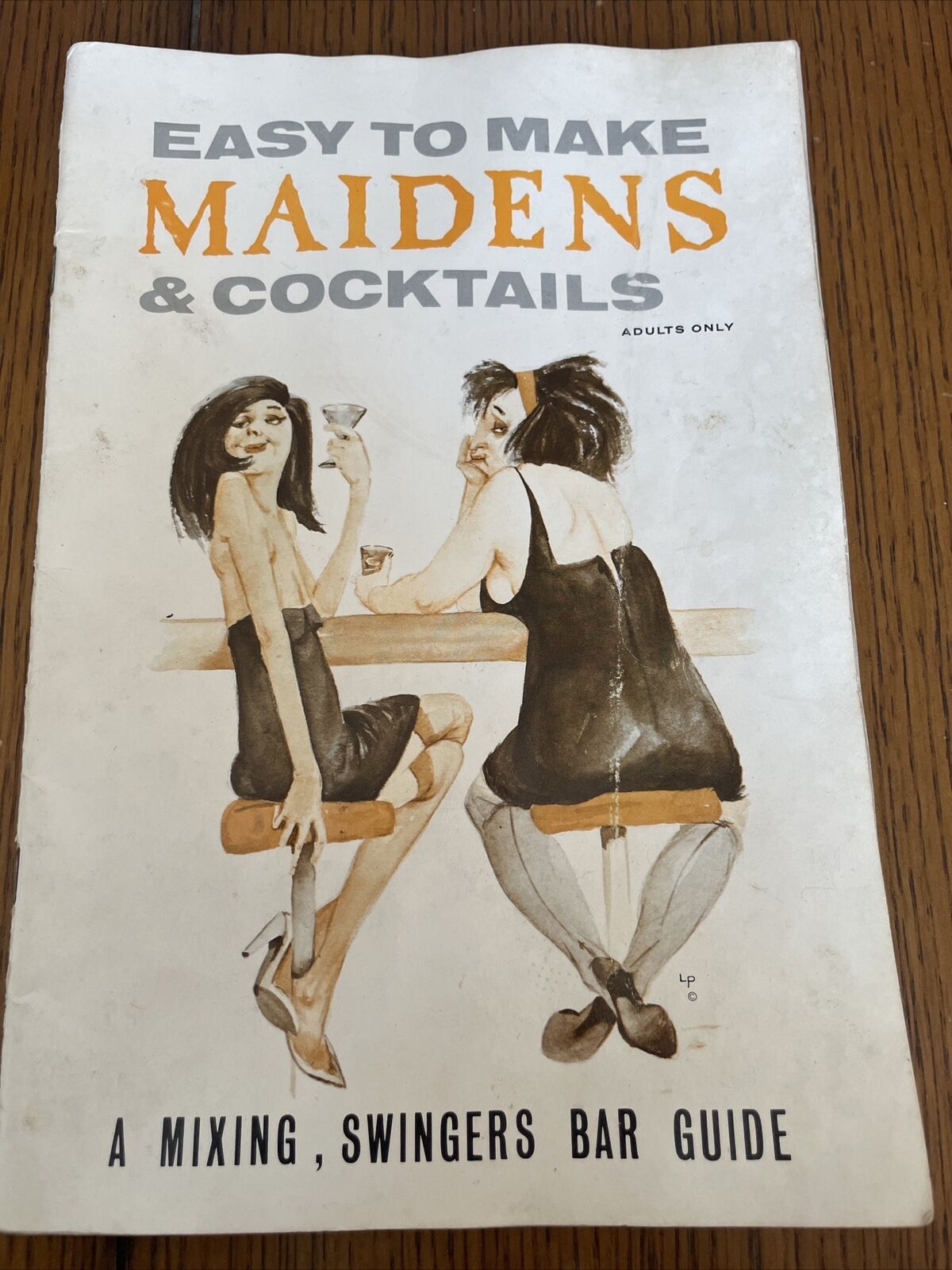 VTG Easy To Make Maidens & Cocktails-A Mixing, Swingers Bar Guide Adults 1965