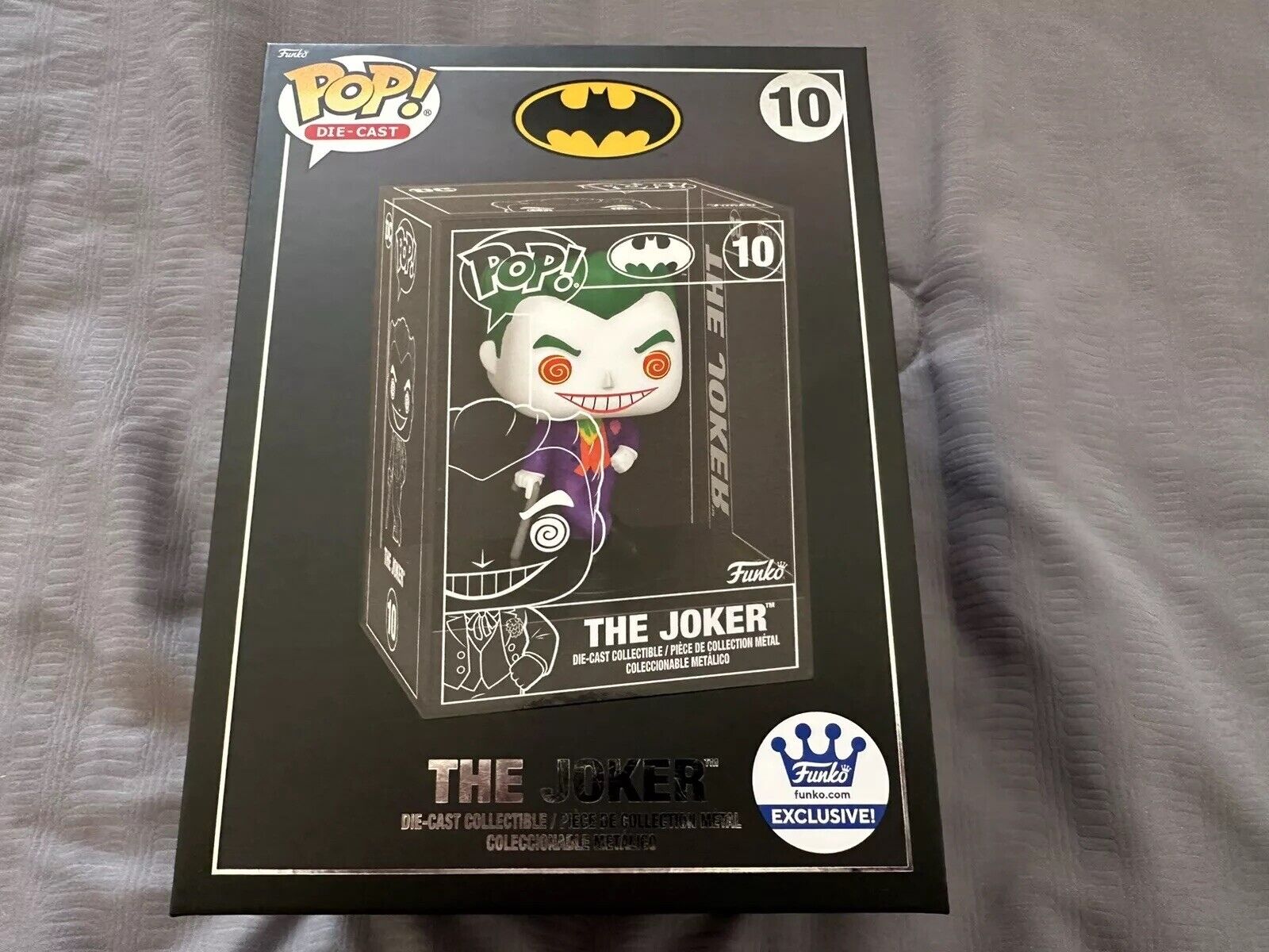 Funko Pop Die-Cast DC The Joker Funko Web (Exclusive) #10 