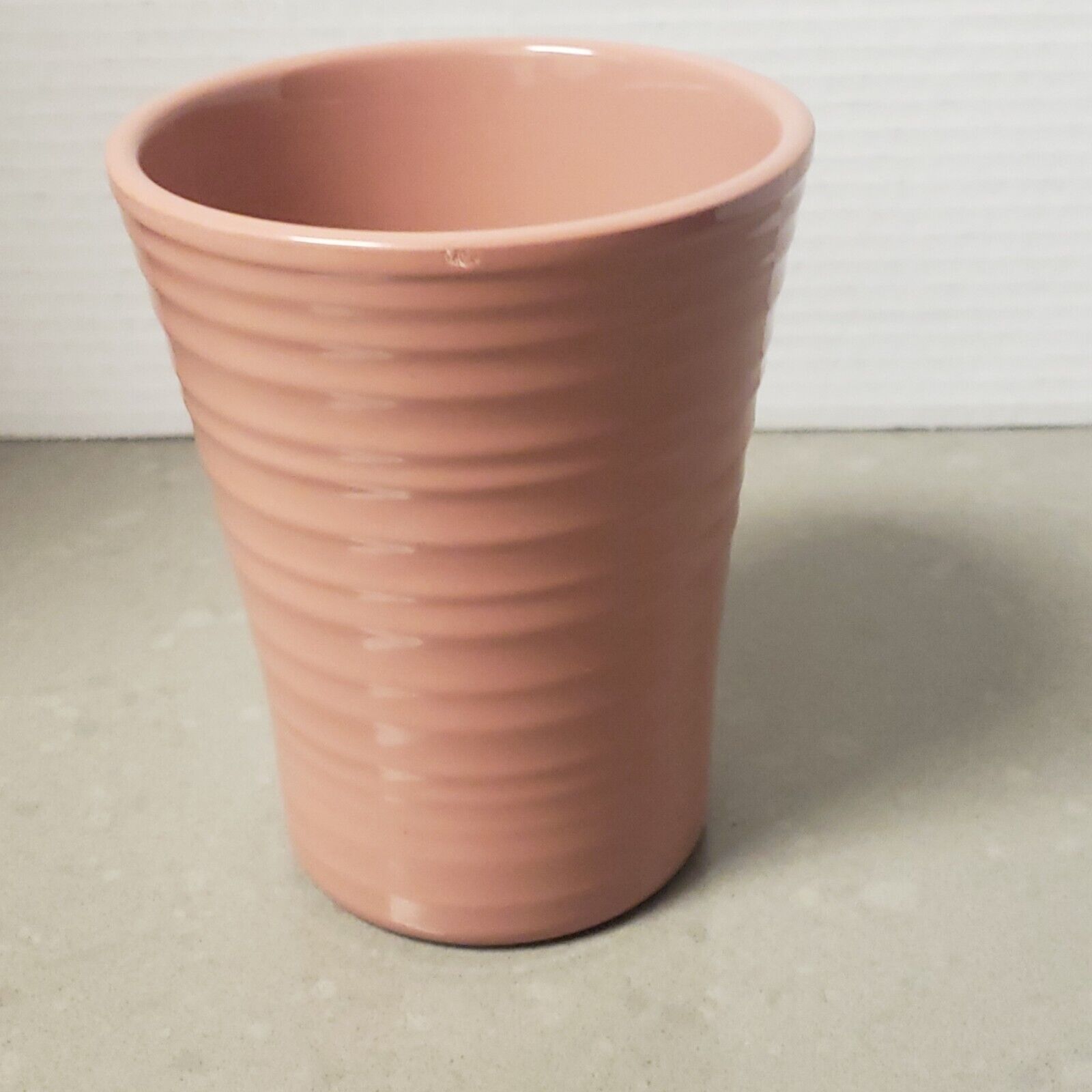 Vintage Pink Ceramic Vase Made In Germany
