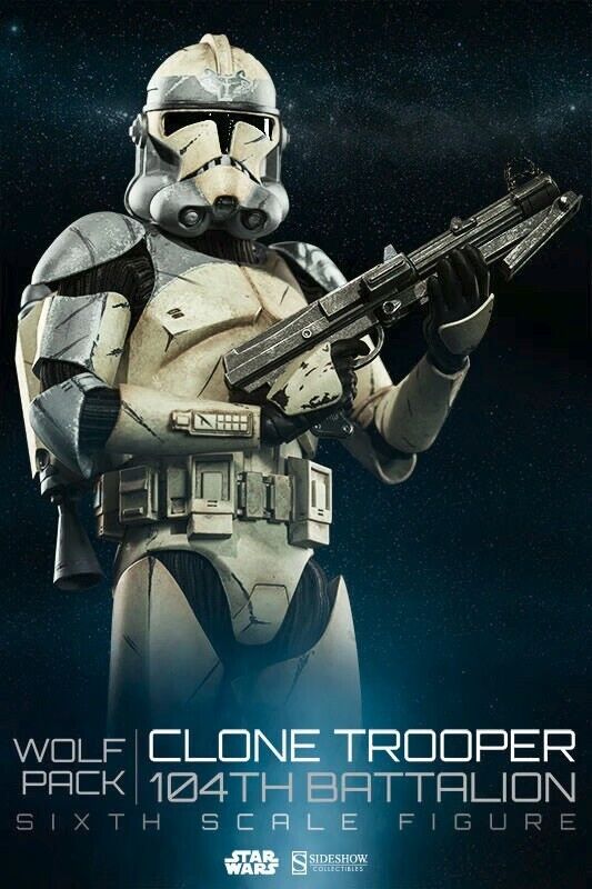 Sideshow Collectibles Wolfpack Clone Trooper 104th Battalion - 1/6 Wolf Pack