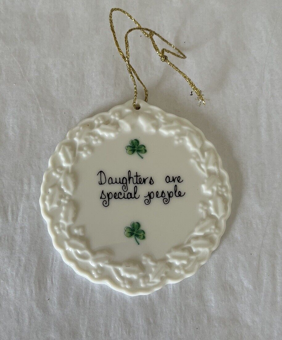 “Daughters Are Special People” Irish Ornament