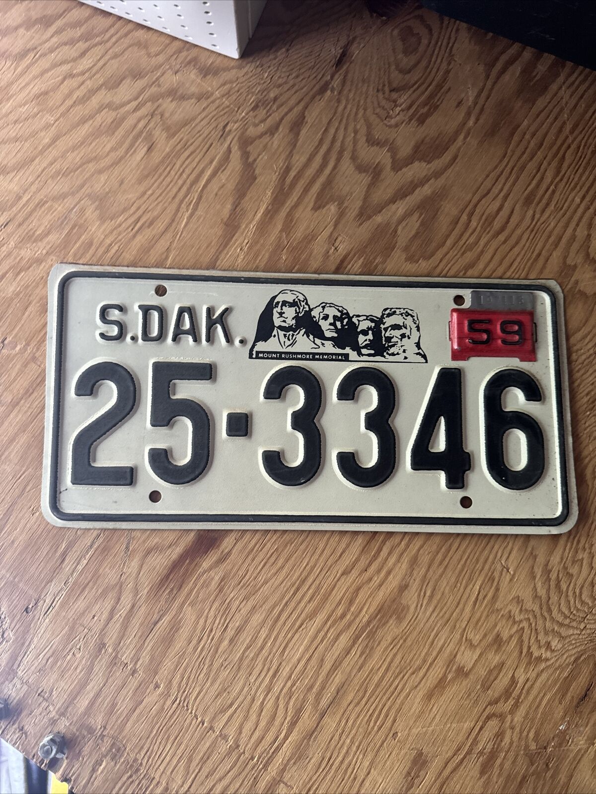 1959 South Dakota License Plates