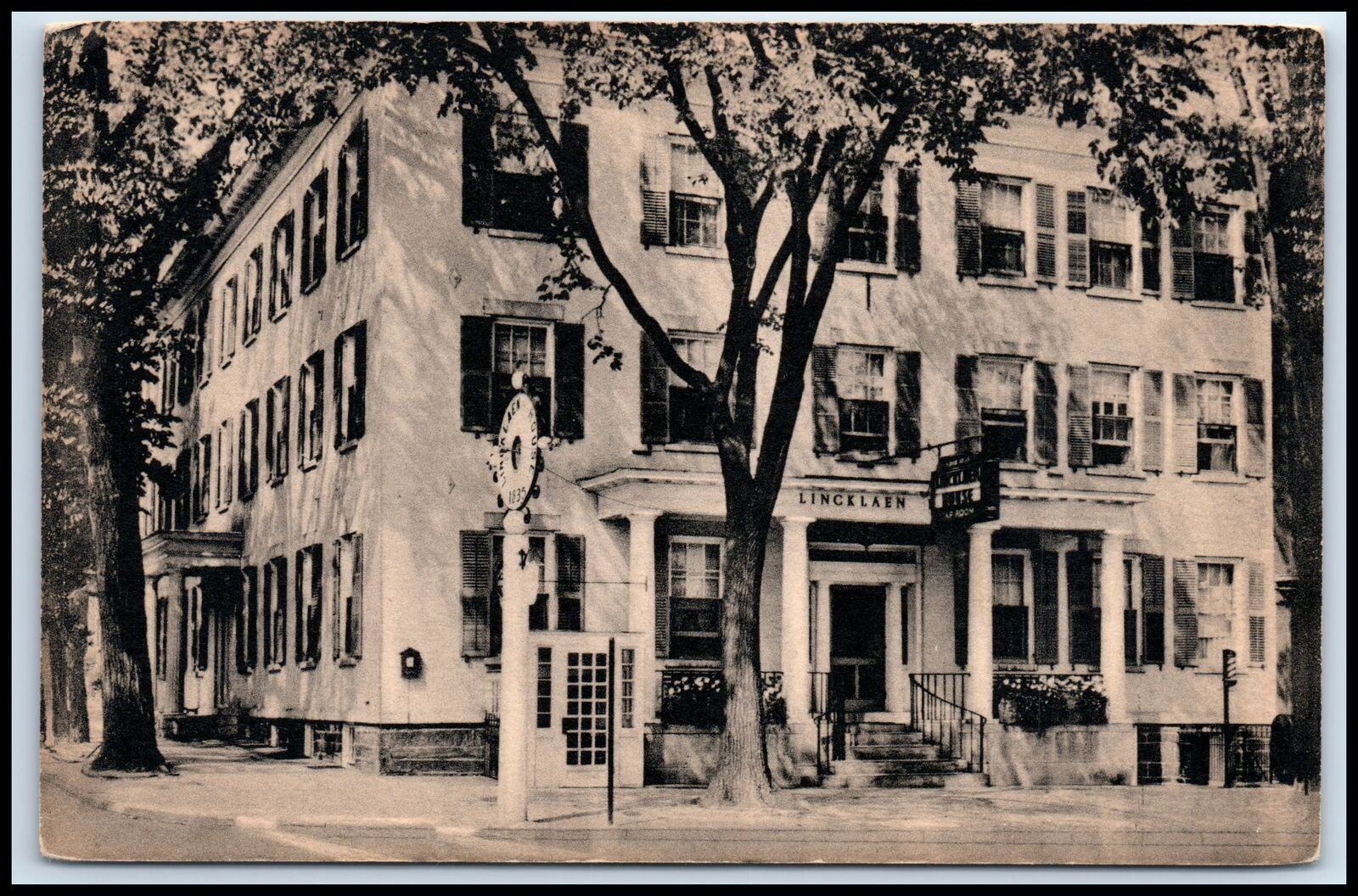 Postcard Lincklaen House A Treadway Inn Cazenovia NY Z34