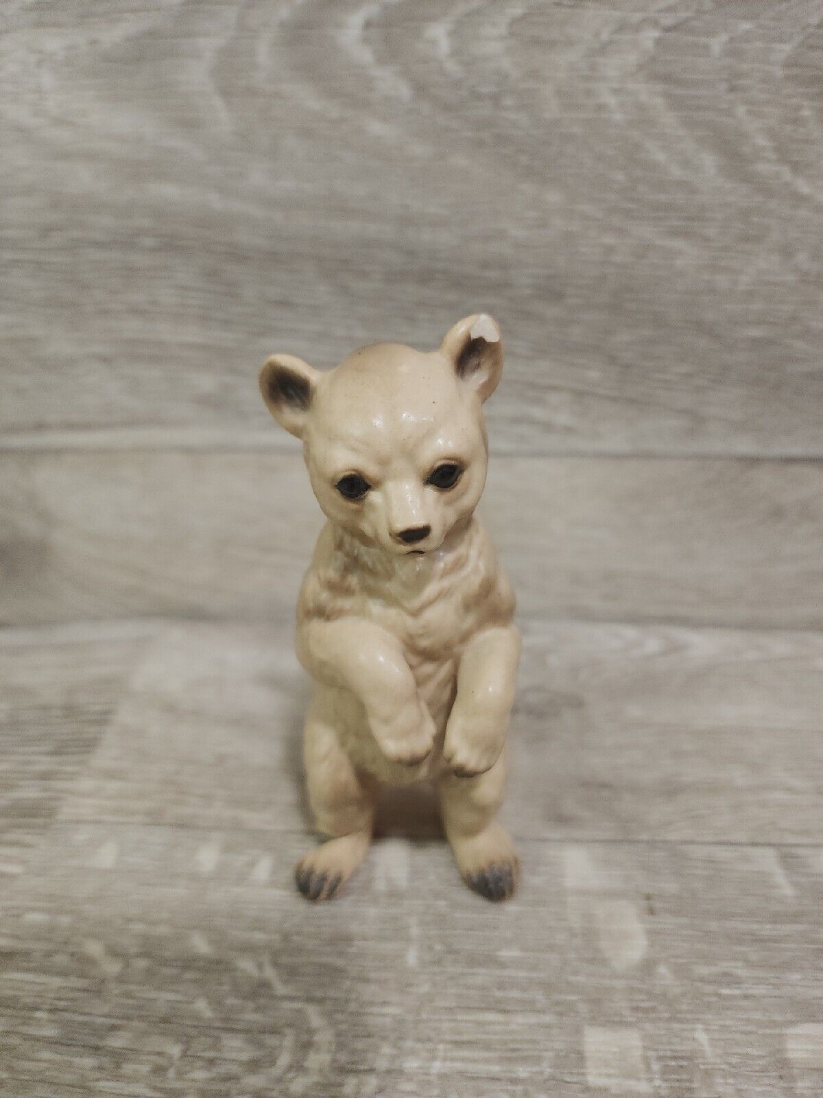 Vintage Josef Originals Figurine Realistic Brown BEAR CUB Life Like Rare