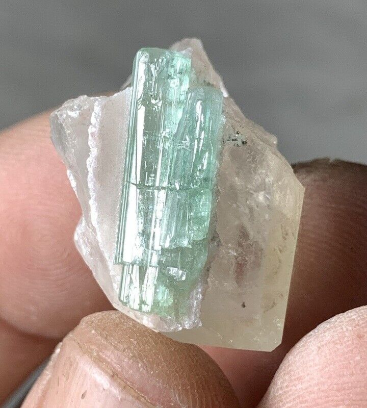 40 Carats  beautiful Tourmaline with quartz Specimen from Afghanistan